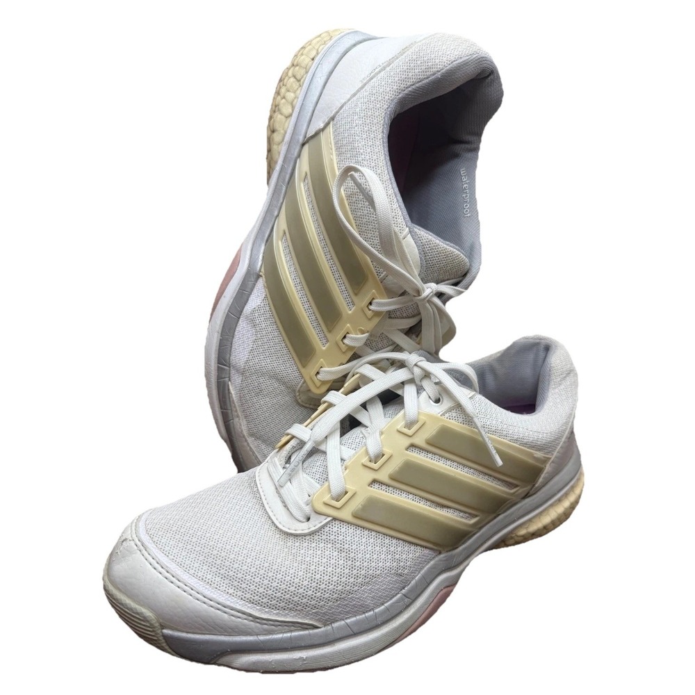 Adidas Adipower Boost 2‎ Women's Running Shoes Sneakers White Athletic size 8